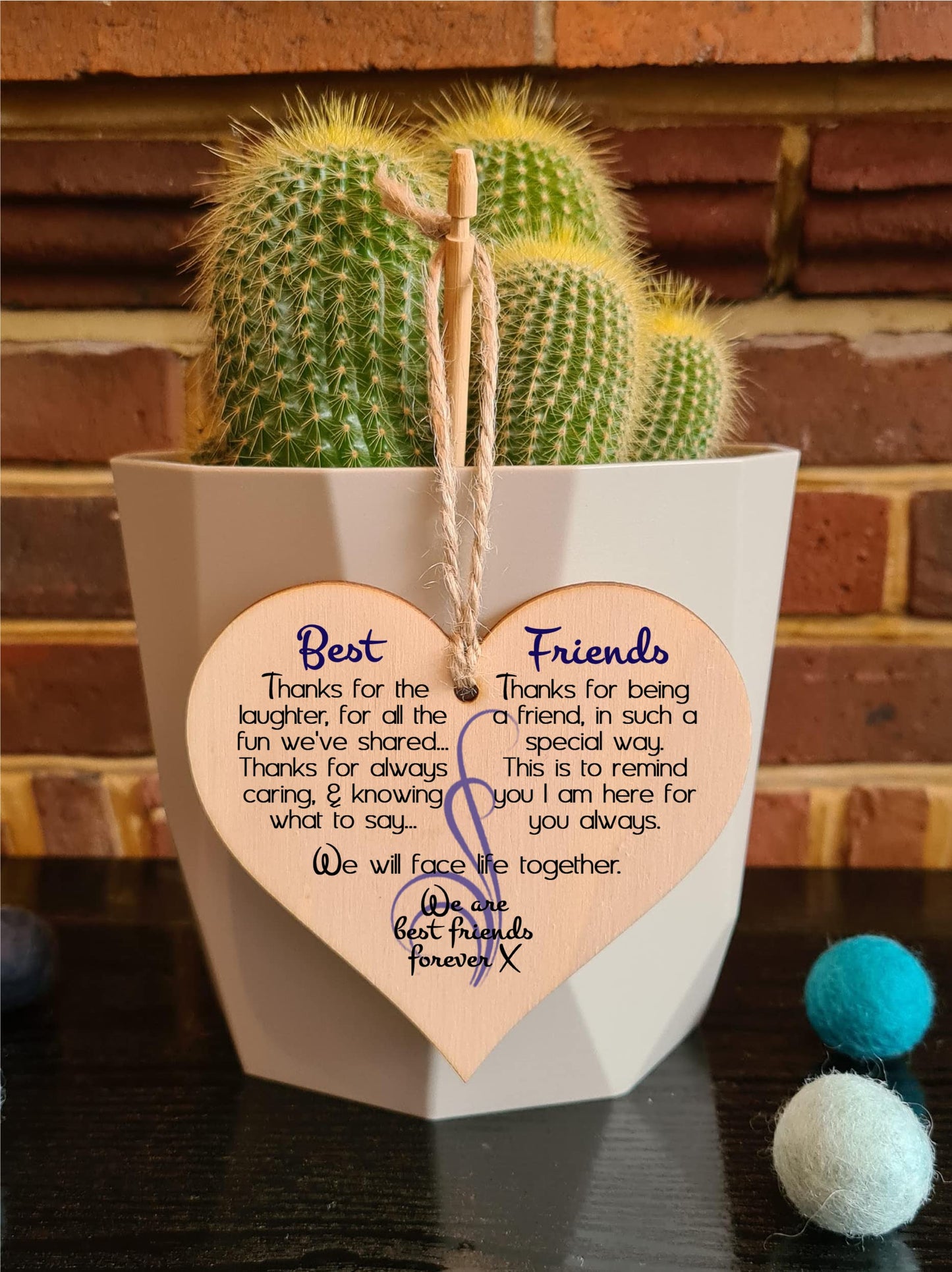 The Plum Penguin Cherished Ties Three Distinct Heart Shaped Friendship Plaques