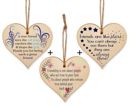 The Plum Penguin Adorable Friendship Heart Plaques with Three Designs