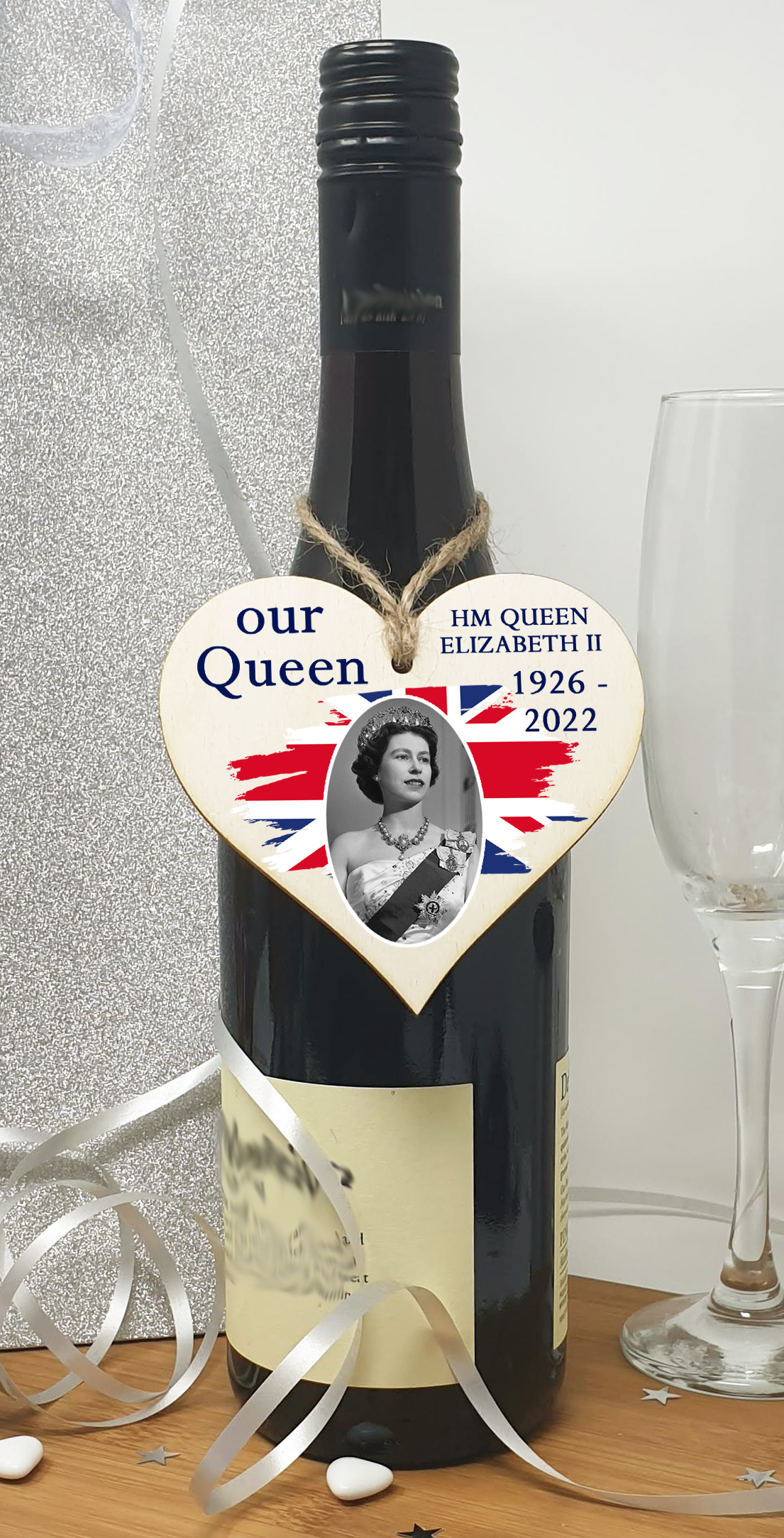 Queen Elizabeth II 1926-2022 Memorial Keepsake in Remembrance Her Majesty RIP Our Queen Handmade Wooden Hanging Wall Plaque