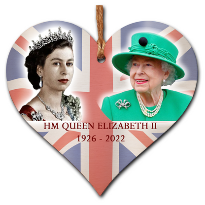 Queen Elizabeth II 1926-2022 Memorial Keepsake in Remembrance Her Majesty RIP Photos Handmade Wooden Hanging Wall Plaque