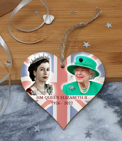 Queen Elizabeth II 1926-2022 Memorial Keepsake in Remembrance Her Majesty RIP Photos Handmade Wooden Hanging Wall Plaque
